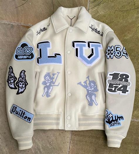 louis vuitton white jacket|lv jacket.